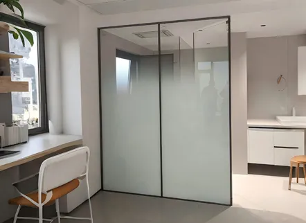 One way dot gradient glass film