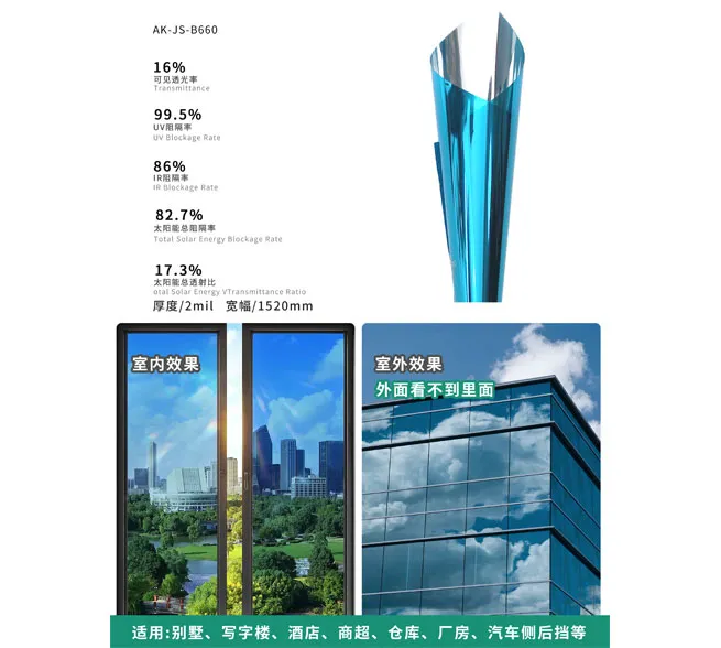 One Way Mirror Window Film